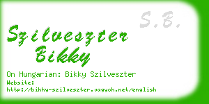 szilveszter bikky business card